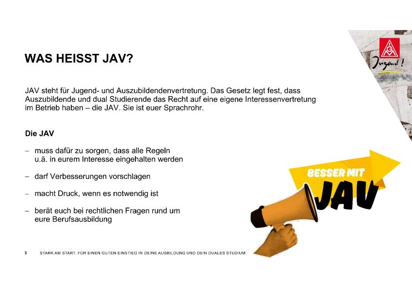 Begrüßungsrunde JAV Folien